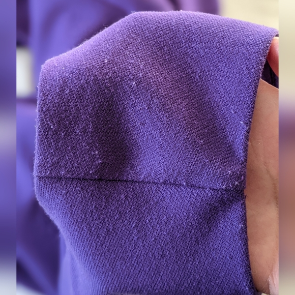 DvF Jori Ruched Sheath Dress in royal purple size 2 - Picture 14 of 14